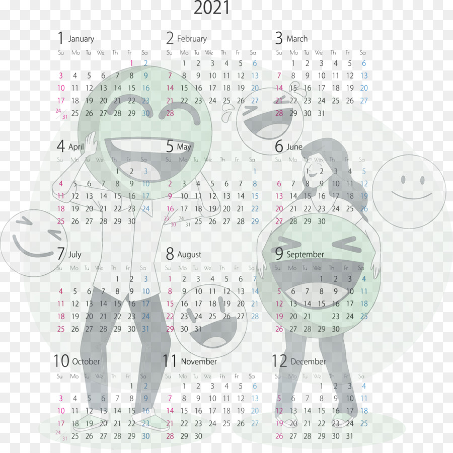 Sistema De Calendario，La Historieta PNG