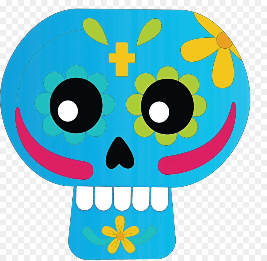 Calavera Rosa，Calavera De Azúcar PNG