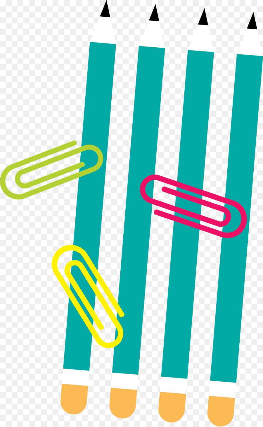 Lápices Y Clips，Lápices PNG