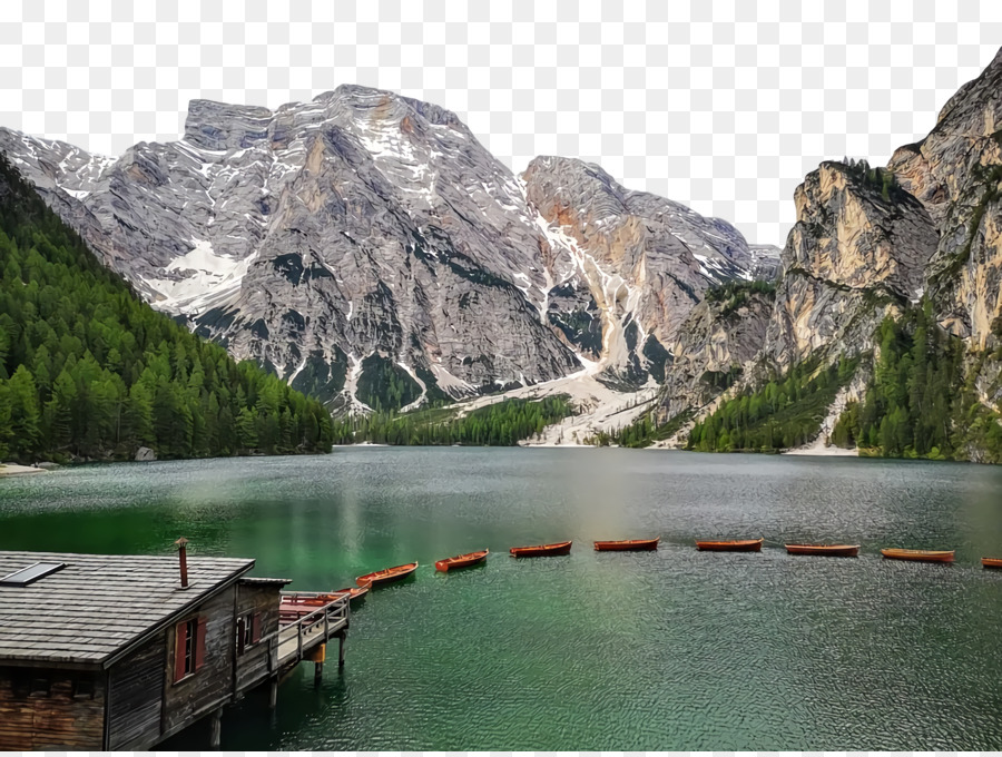 Pragser Wildsee，Montaje De Escenografía PNG