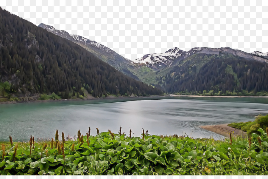 Montaje De Escenografía，Lago Del Cráter PNG