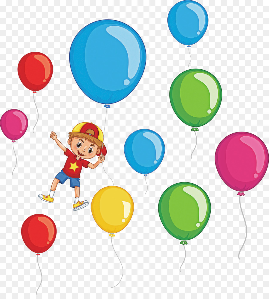 Niño Con Globos，Niño PNG