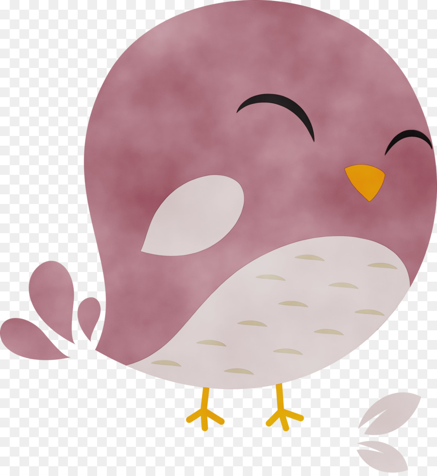 Pájaro Rosa，Dibujos Animados PNG