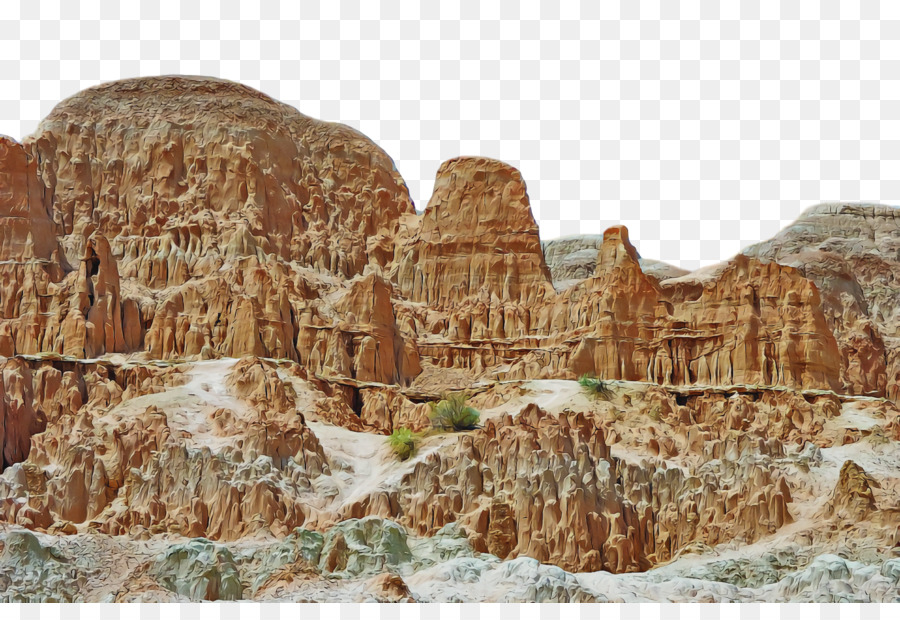 Afloramiento，Badlands PNG