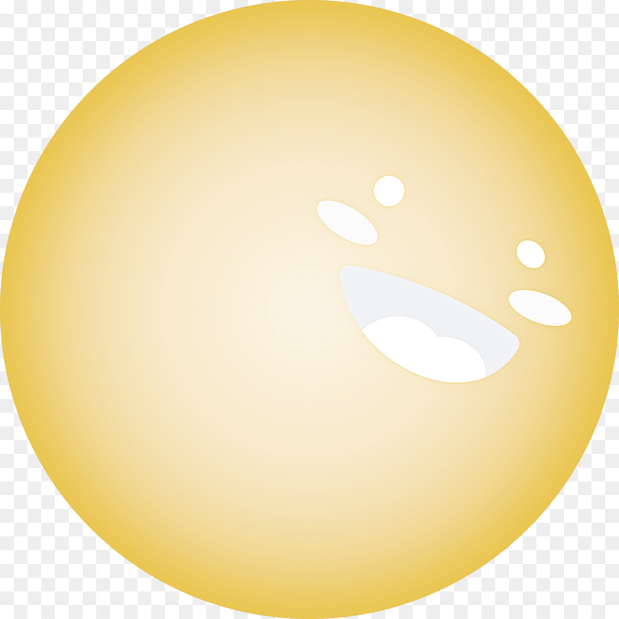 Cara Sonriente，Amarillo PNG