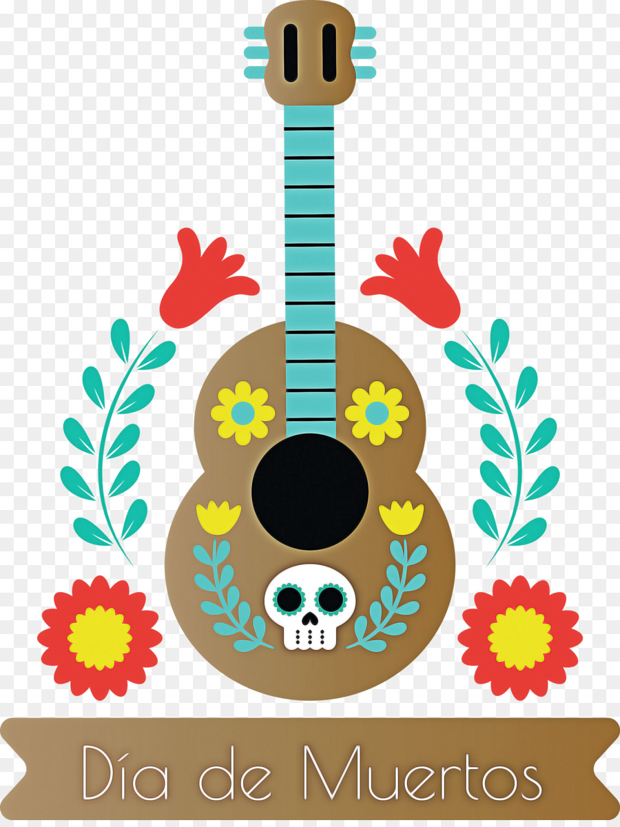 Día De Muertos，Guitarra PNG