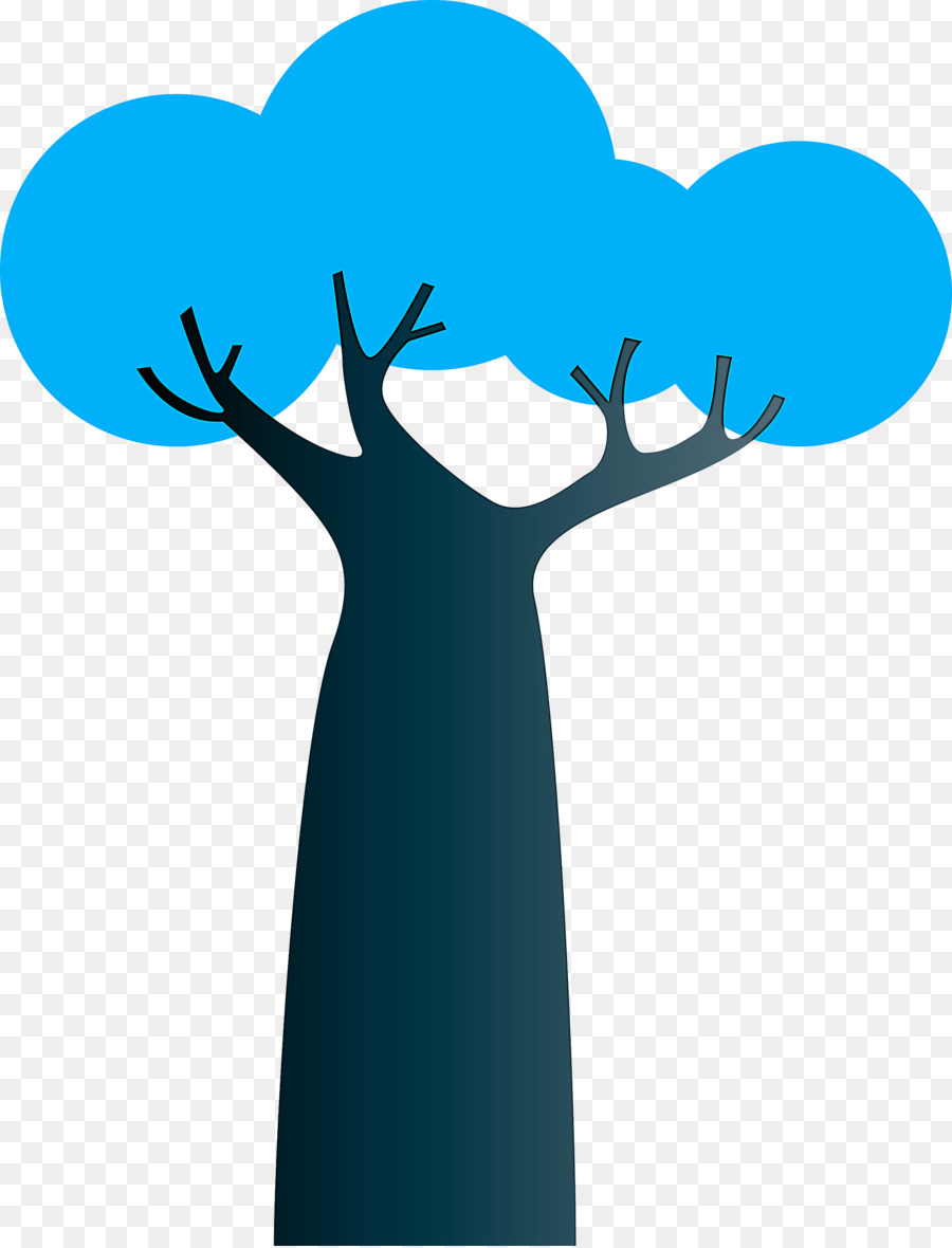 árbol Azul，árbol PNG