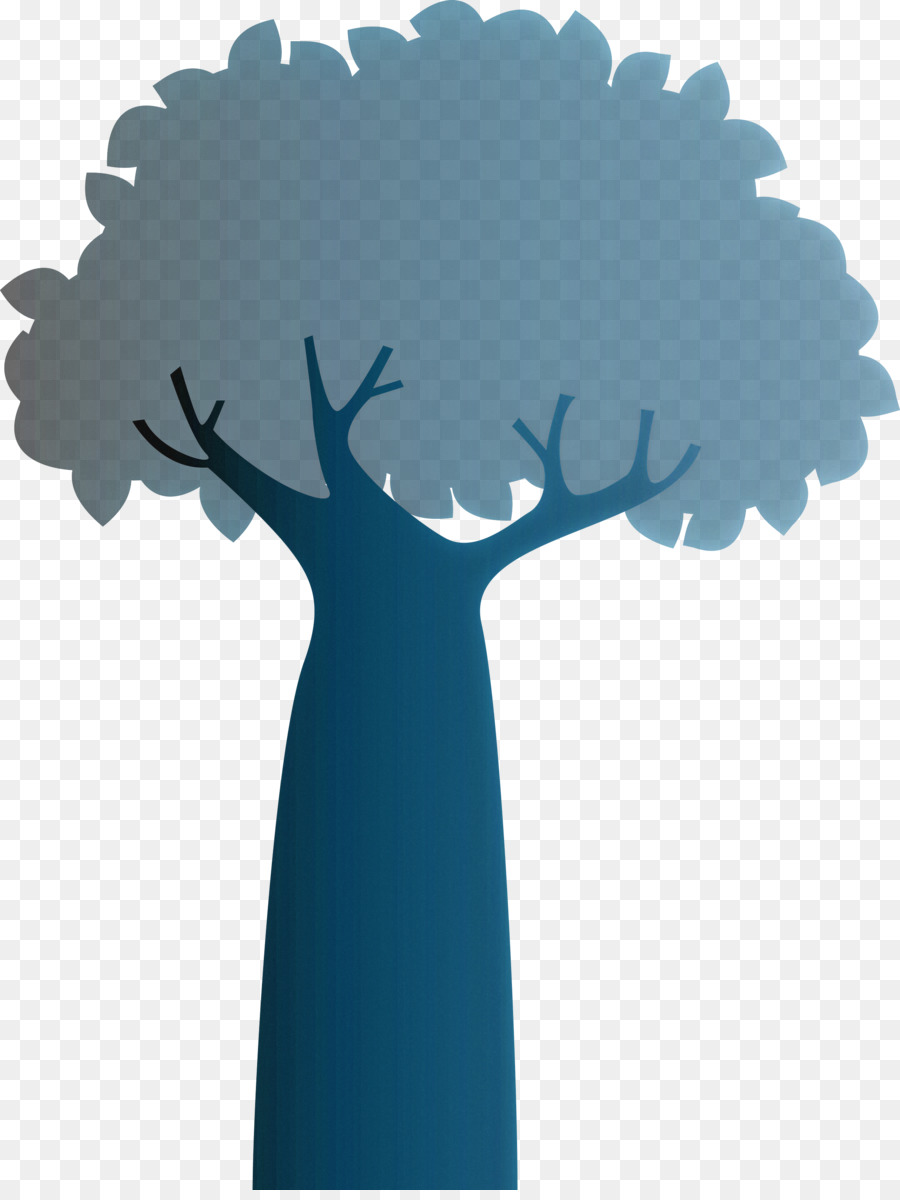 árbol Azul，árbol PNG