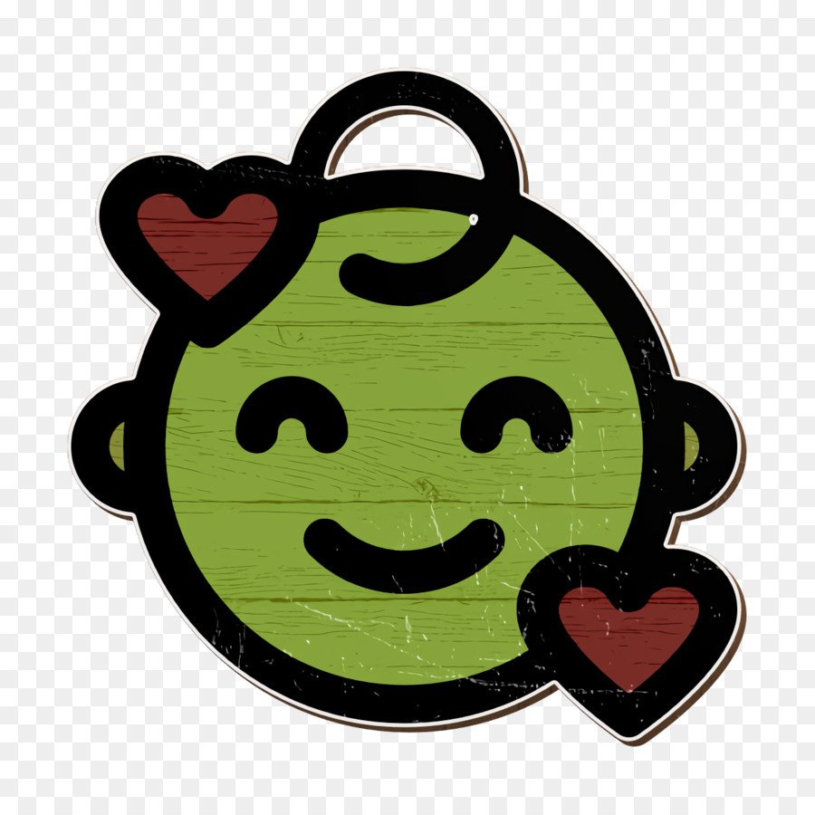 Sonriente，Verde PNG