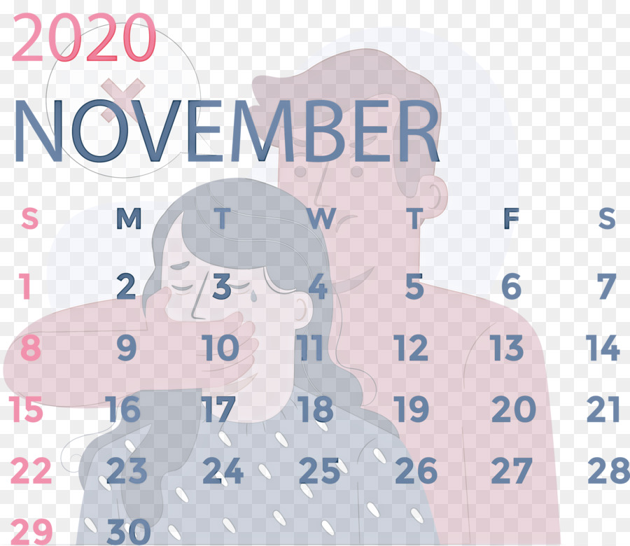 Calendario De Noviembre，2020 PNG