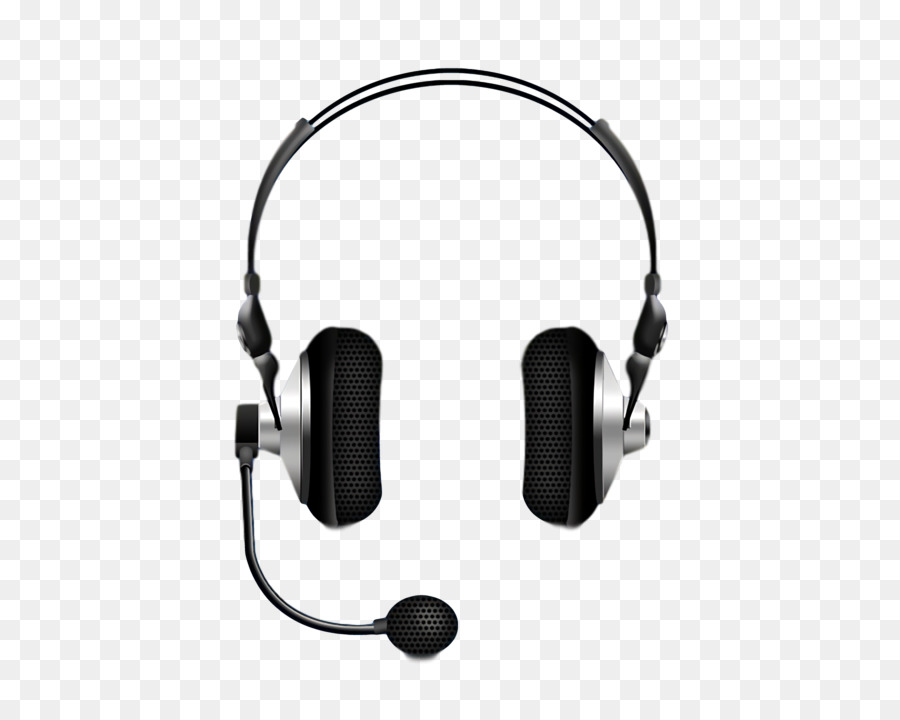 Micrófono，Auriculares PNG