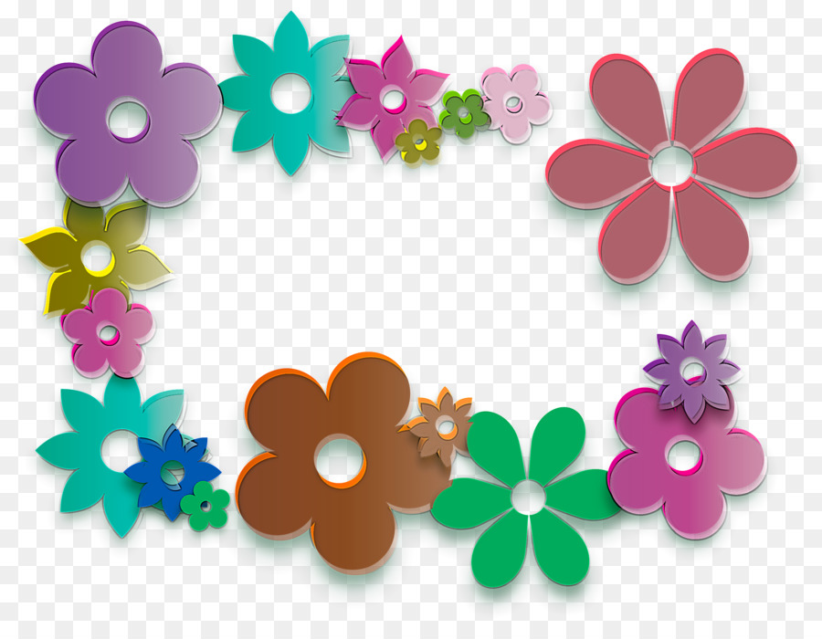 Diseño Floral，Flor PNG