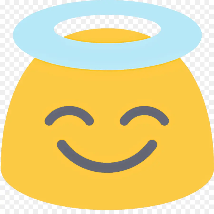 Cara Sonriente Con Halo，Cara Sonriente PNG