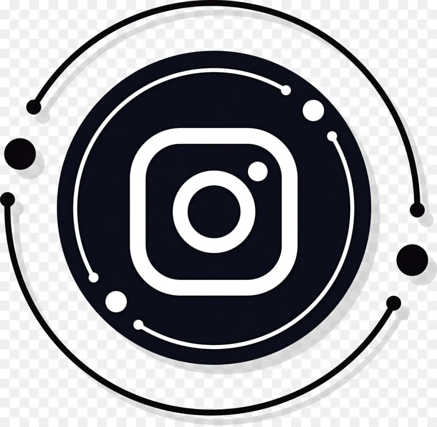 icono de instagram blanco transparente