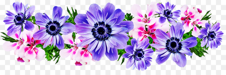 Diseño Floral，Violeta PNG