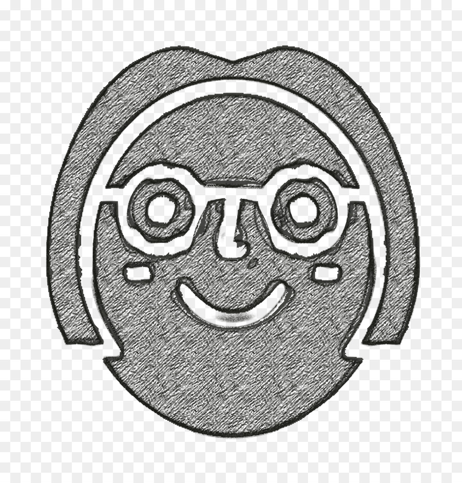 Cara Gris Con Gafas，Anteojos PNG