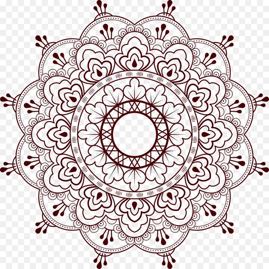 Mandala，Dibujo PNG