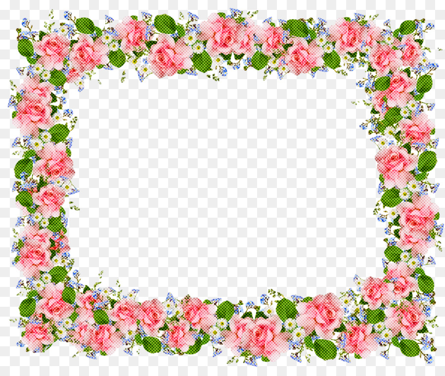 Marco Floral，Flores PNG