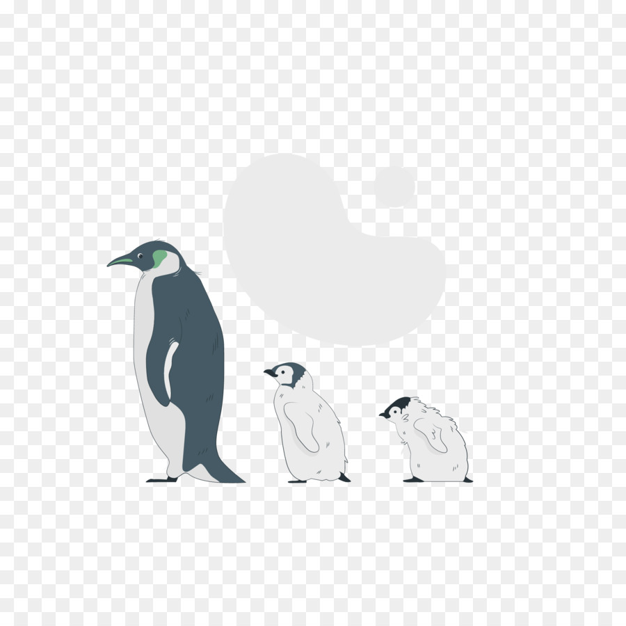 Los Pingüinos，Aves PNG