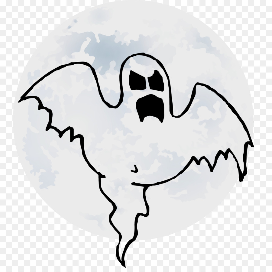 Dibujo PNG - Dibujo Fantasma Caricatura ilustración transparente