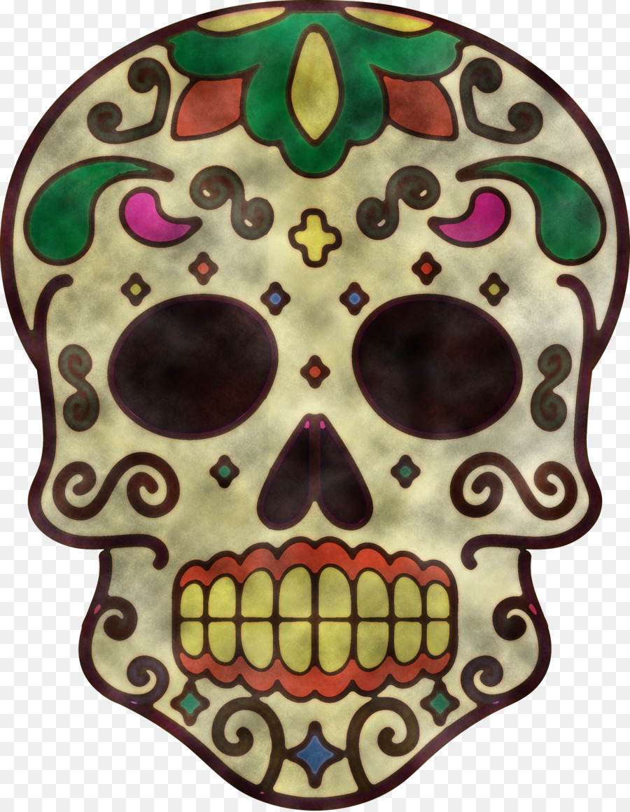 Calavera De Azúcar，Cráneo PNG