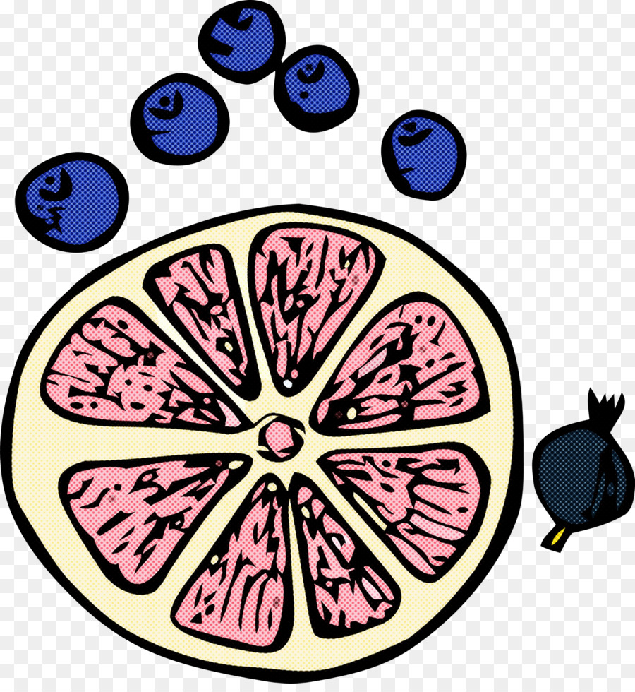 Pomelo Y Bayas，Fruta PNG