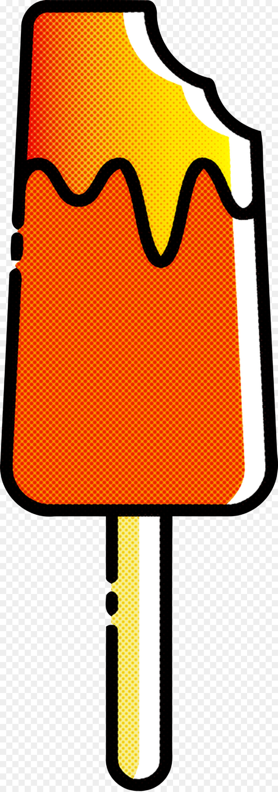 Paleta Amarilla，Helado PNG