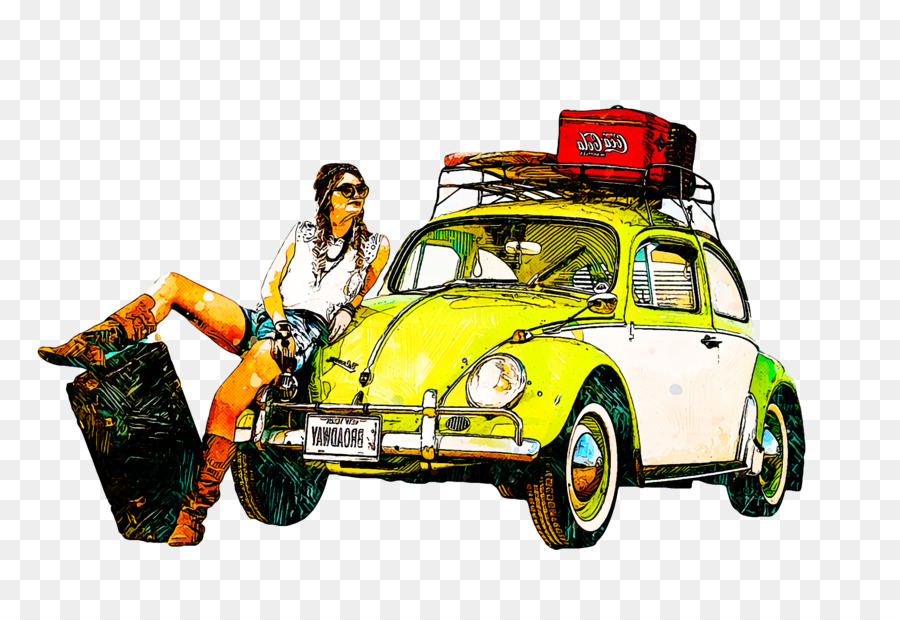 Escarabajo De Volkswagen，Auto Compacto PNG