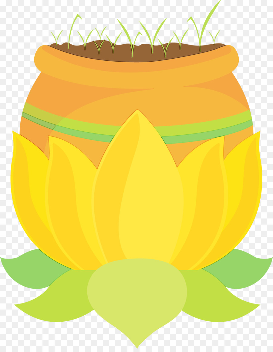 Flor，Maceta PNG