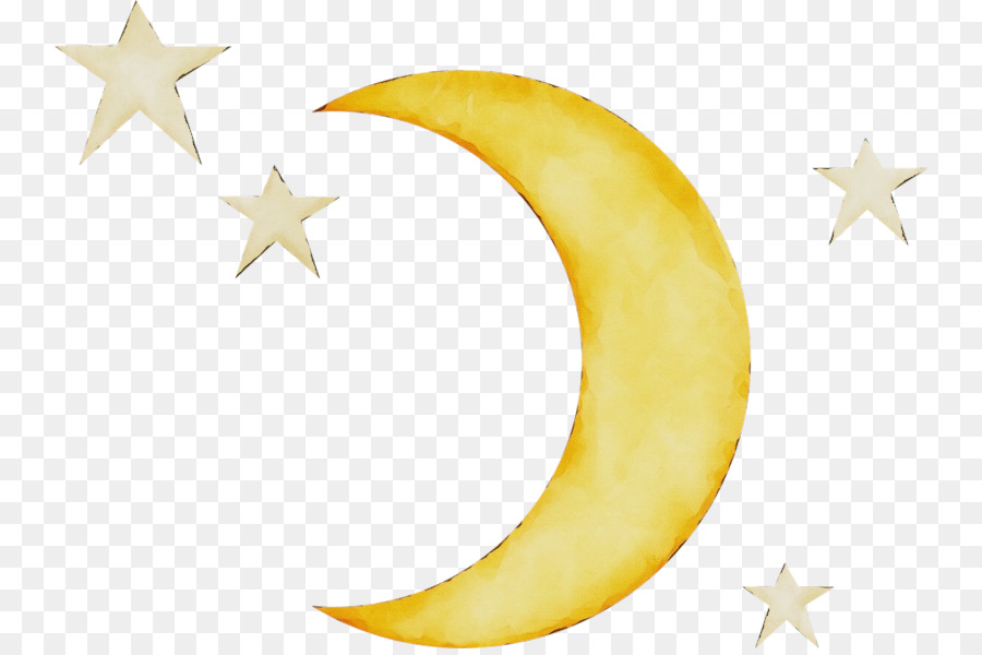 Luna Creciente，Estrellas PNG