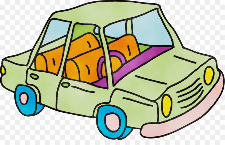 Coche，Amarillo PNG