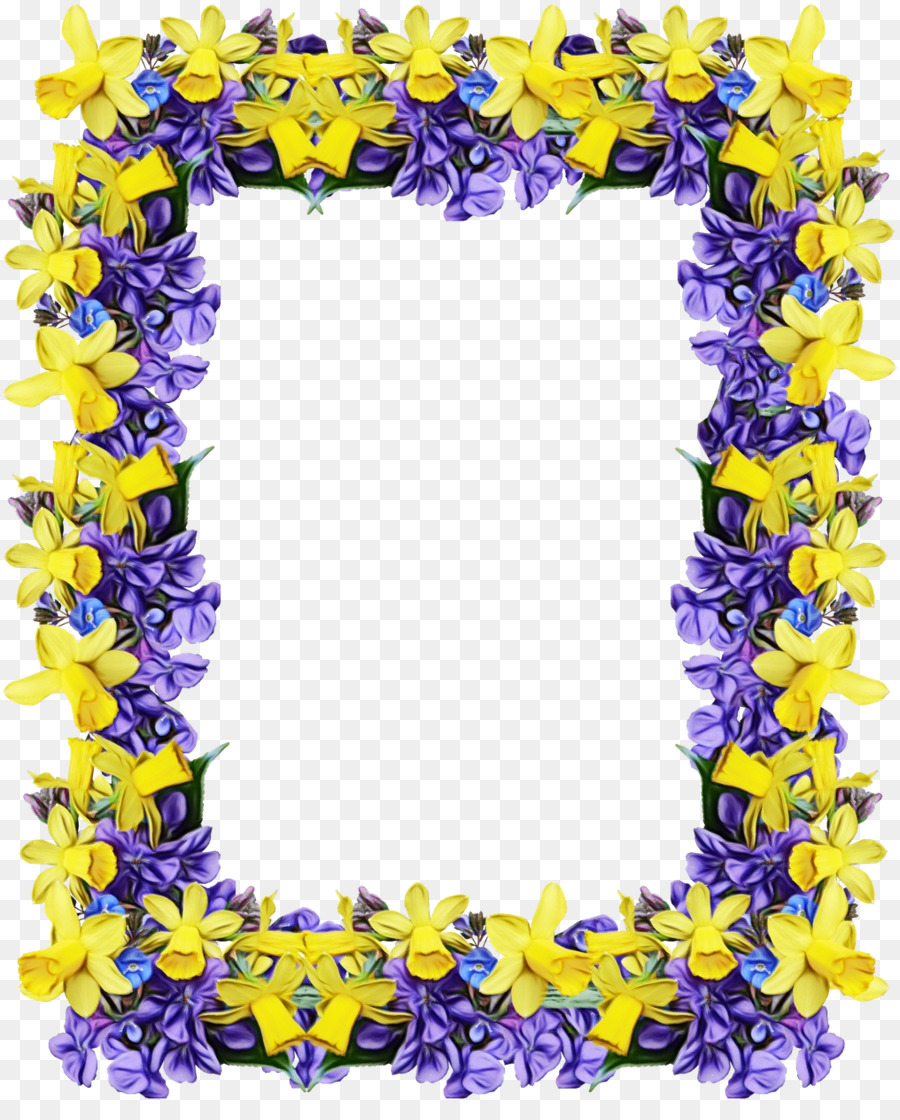 Marco Floral，Flores PNG