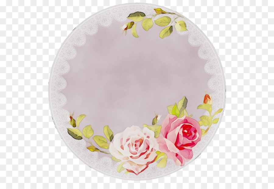 Marco Floral，Rosas PNG