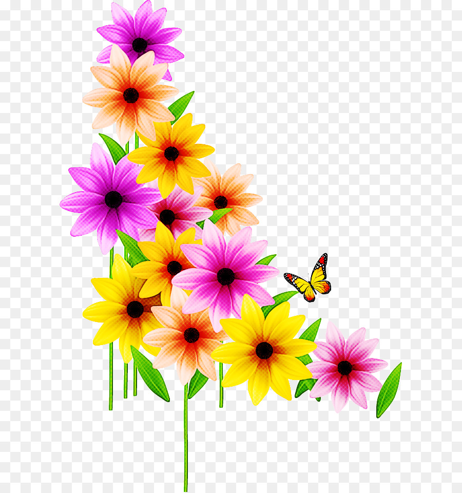 Diseño Floral，Planta Anual PNG