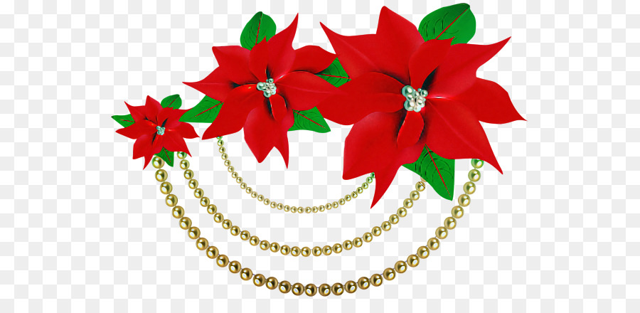 Adorno De Navidad，Las Flores Cortadas PNG