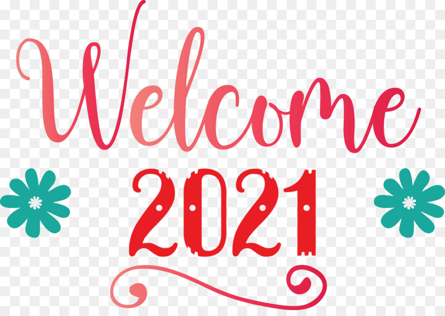 Bienvenido 2021，Año Nuevo PNG