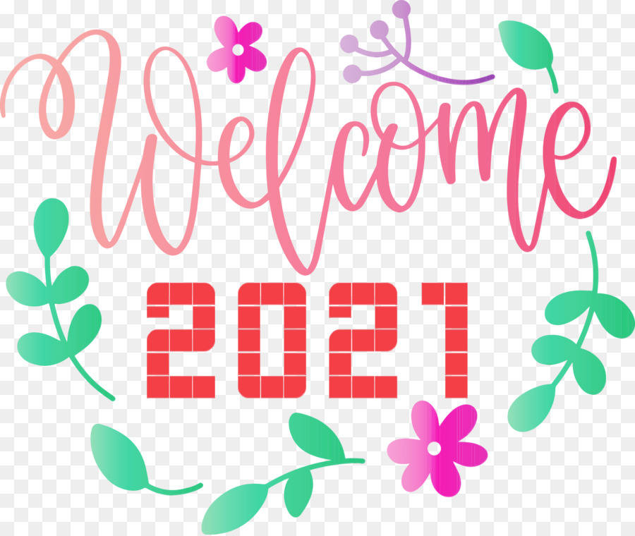 Bienvenido 2021，Año Nuevo PNG