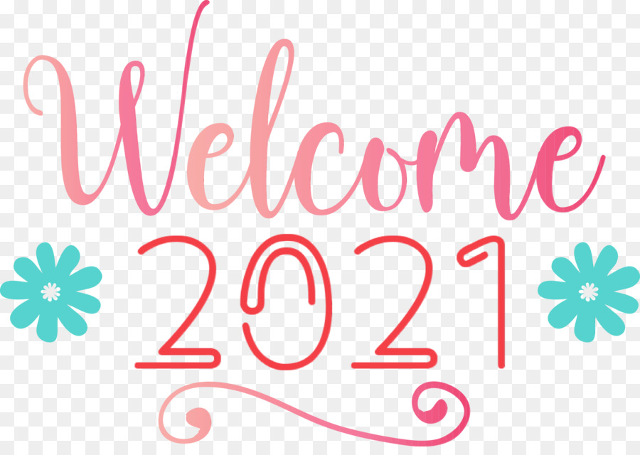 Bienvenido 2021，Año Nuevo PNG