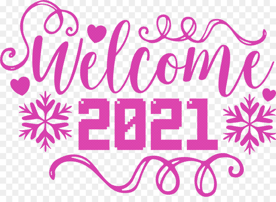 Bienvenido 2021，Año Nuevo PNG