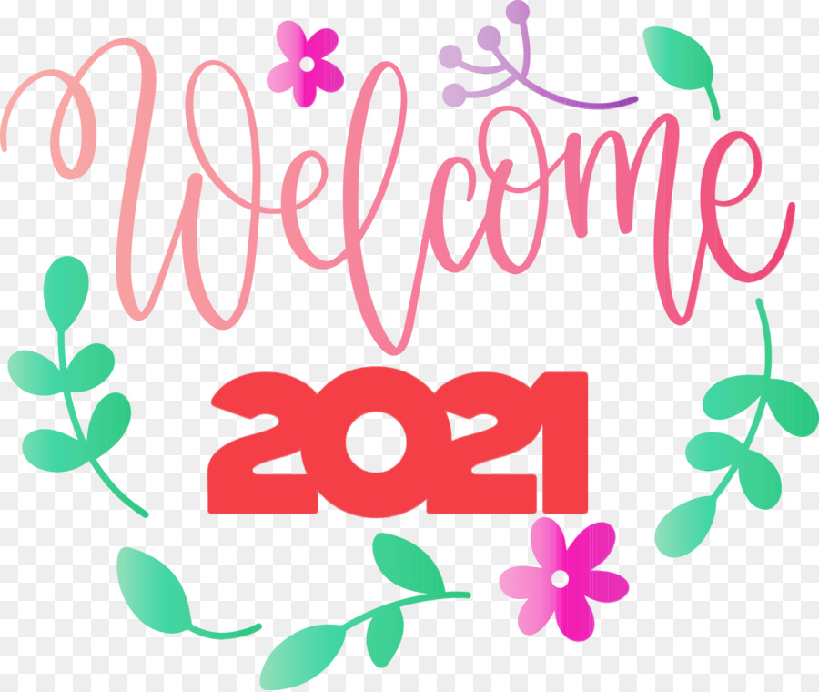 Bienvenido 2021，Año Nuevo PNG