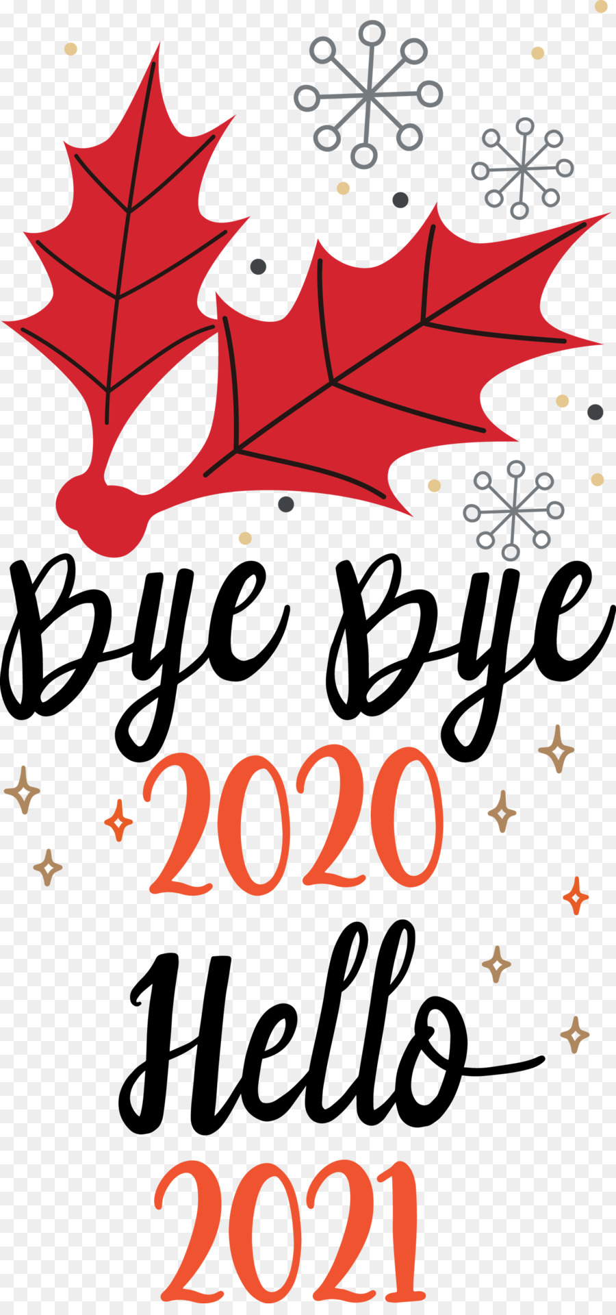 Adiós 2020 Hola 2021，Año Nuevo PNG