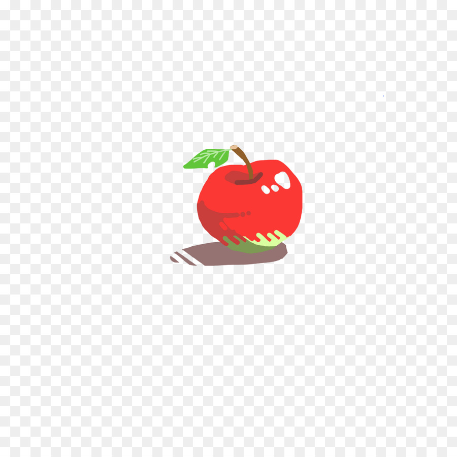 Manzana Roja，Gusano PNG