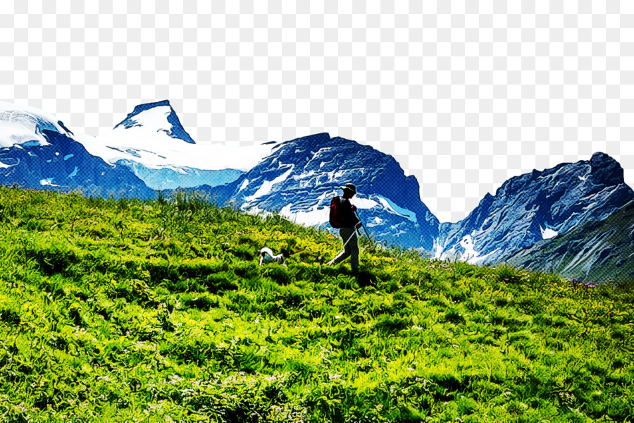 Montaje En El Paisaje，Alpes PNG