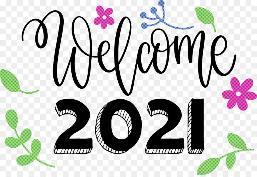 Bienvenido 2021，Año Nuevo PNG