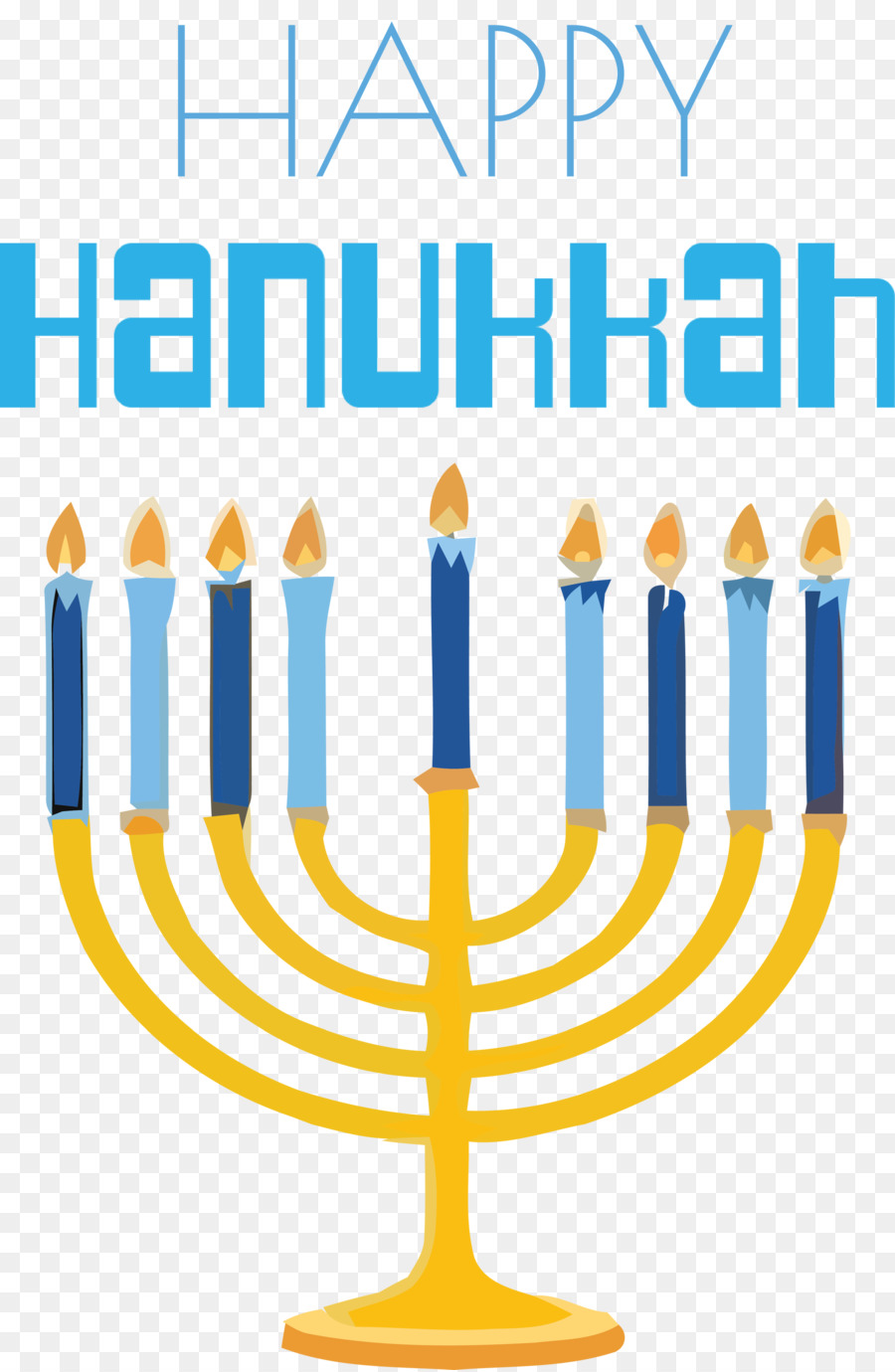 Menorah，Hanukkah PNG