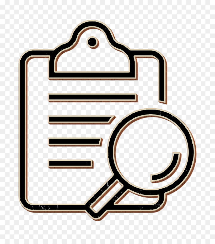 Icono De Documento，Lupa PNG