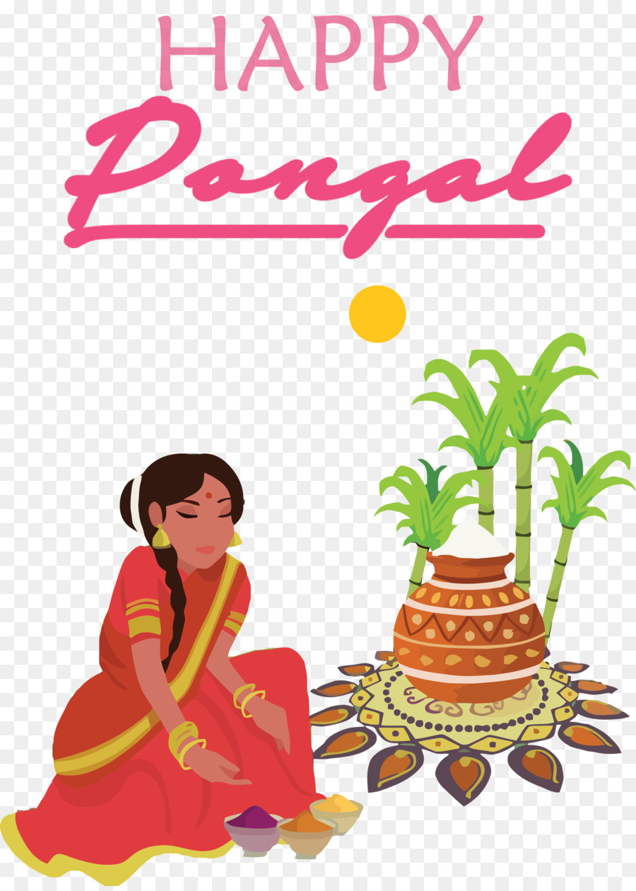 Pongal，Sankranti De Maka PNG