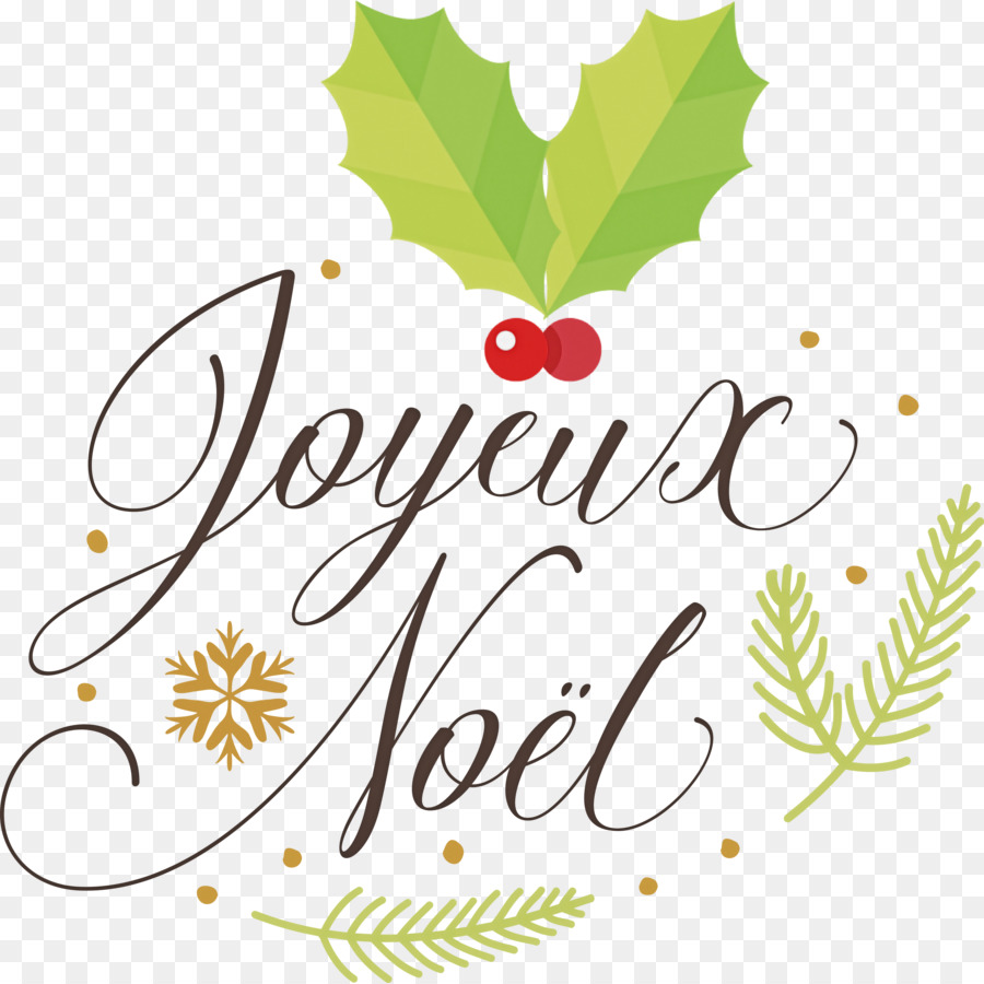 Joyeux Noël，Acebo PNG