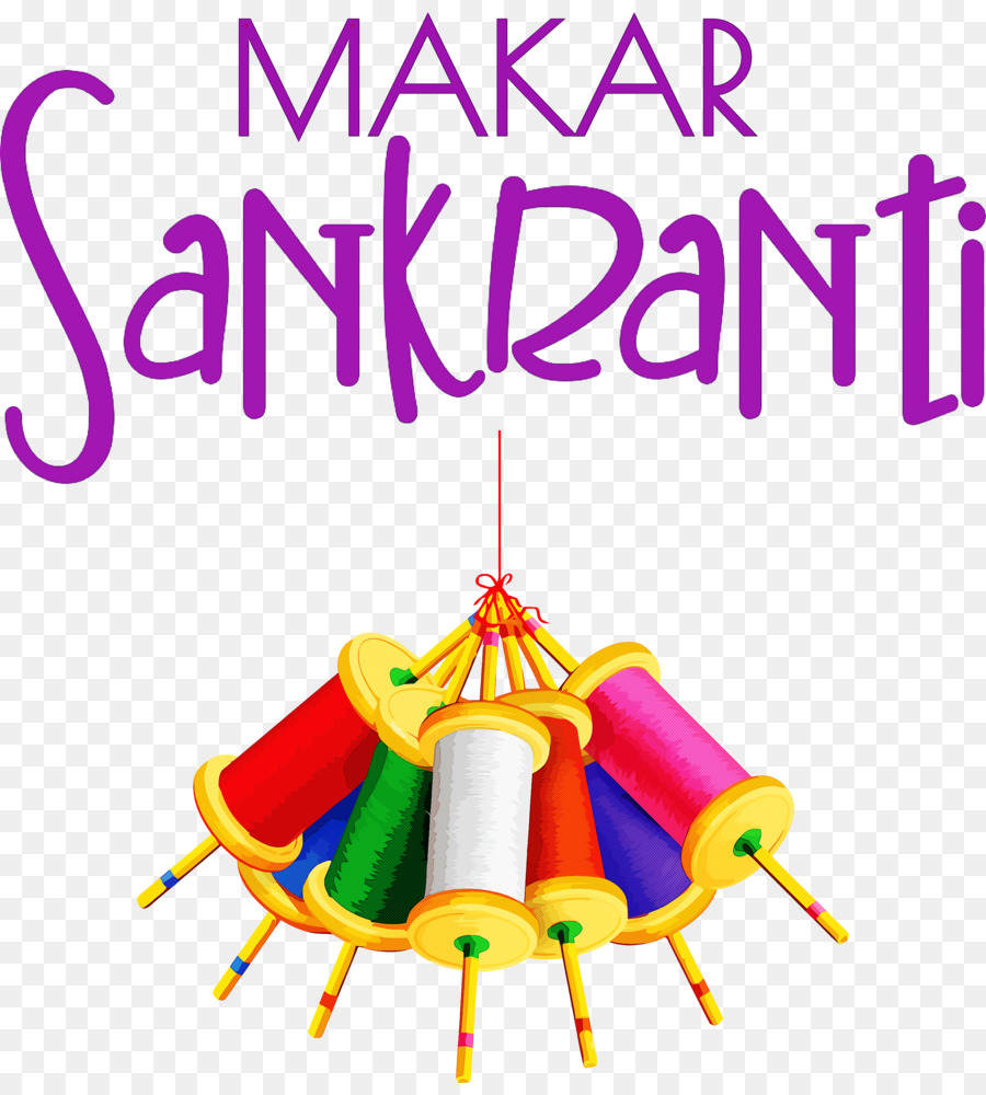 Carretes De Cometa De Colores，Makar Sankranti PNG