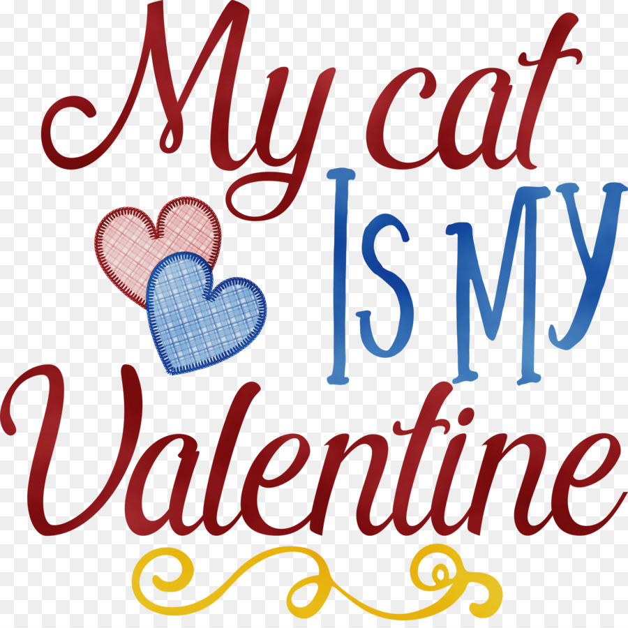 Mi Gato Es Mi San Valentín，Texto PNG